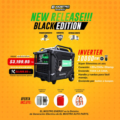 COMBO LUCAS 10,000watts BLACK EDITION