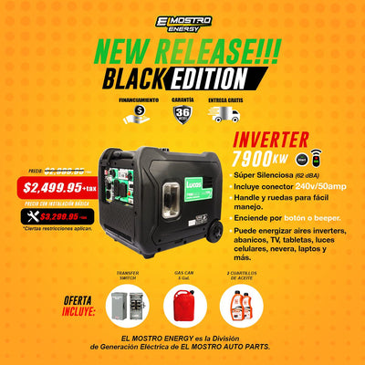COMBO LUCAS 7900watts BLACK EDITION