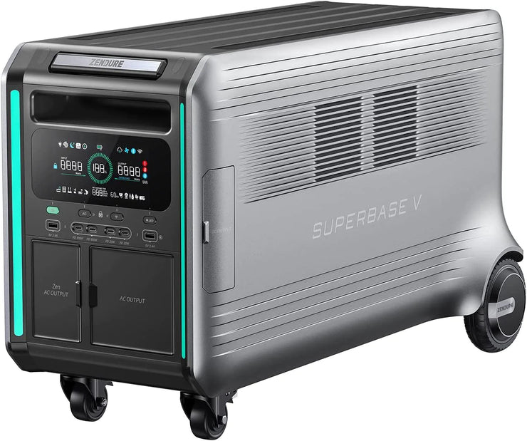 BATERÍA SOLAR Portable Zendure SuperBase V | 4608 Watts horas | 3800  Wattage.Incluye Placa Solar Gratis