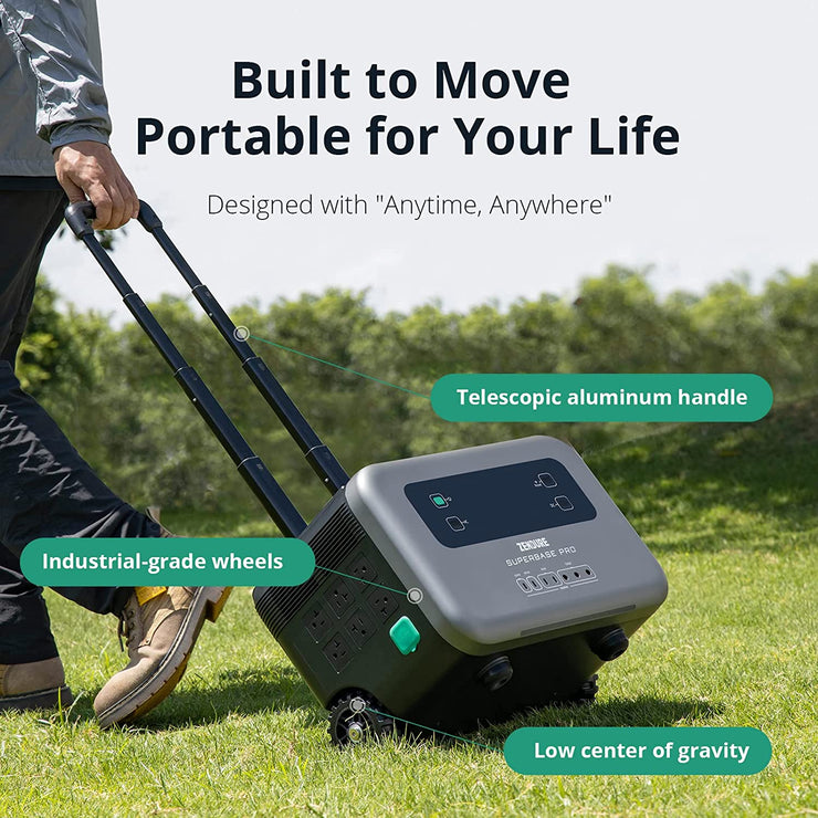 BATERÍA ZENDURE SUPERBASE PRO 1500, 1440WH LIFEPO4/ Incluye Placa Solar Gratis