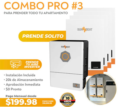 COMBO #3 | SUNBEAT PRO PARA PRENDER TODO TU APARTAMENTO HASTA TU AIRE ACONDICIONADO
