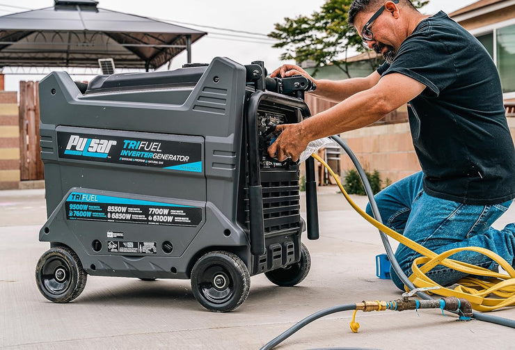 Generador PULSAR 9,500W TRI FUEL Inverter