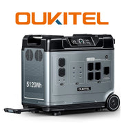OUKITEL P5000 PORTABLE POWER STATION | 2200W/5120WH + INCLUYE PLACA SOLAR 400W GRATIS|