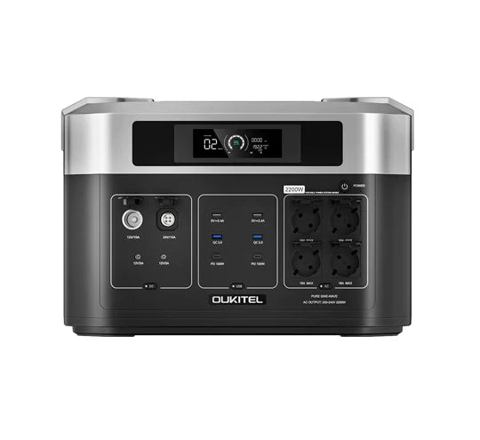 OUKITEL BP2000 SOLAR GENERATOR | 2048WH/2200W/ +                   Incluye Placa Solar 200 Watts GRATIS