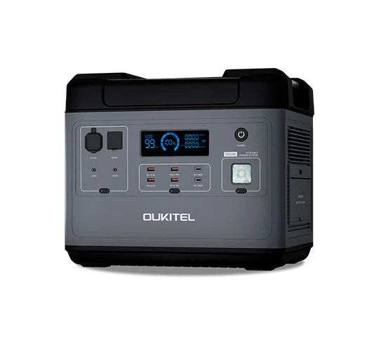 OUKITEL P2001 POWER STATION | 2000WH/2000W/ +                   Incluye Placa Solar 200 Watts GRATIS
