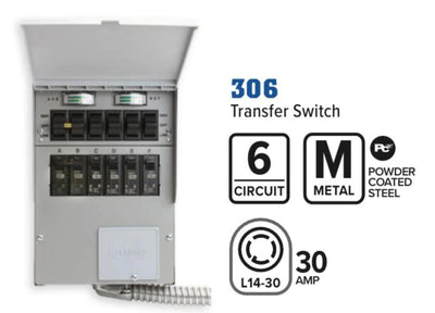 TRANSFER SWITCH 6 CIRCUITOS